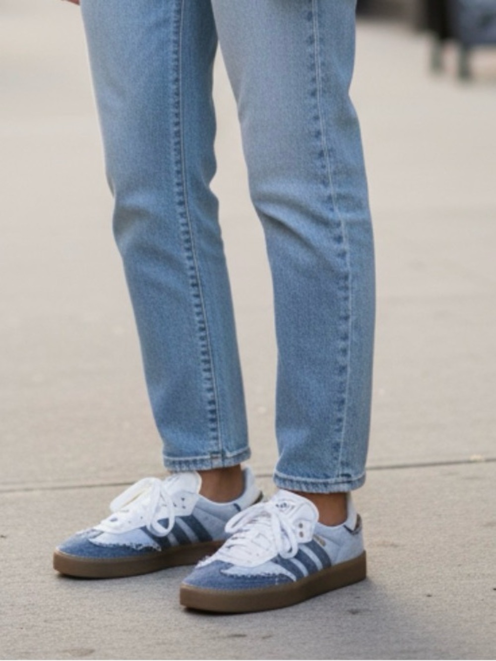 Hott!!!!Adidas Denim-Low-Top Sneakers - Picture 3 of 13